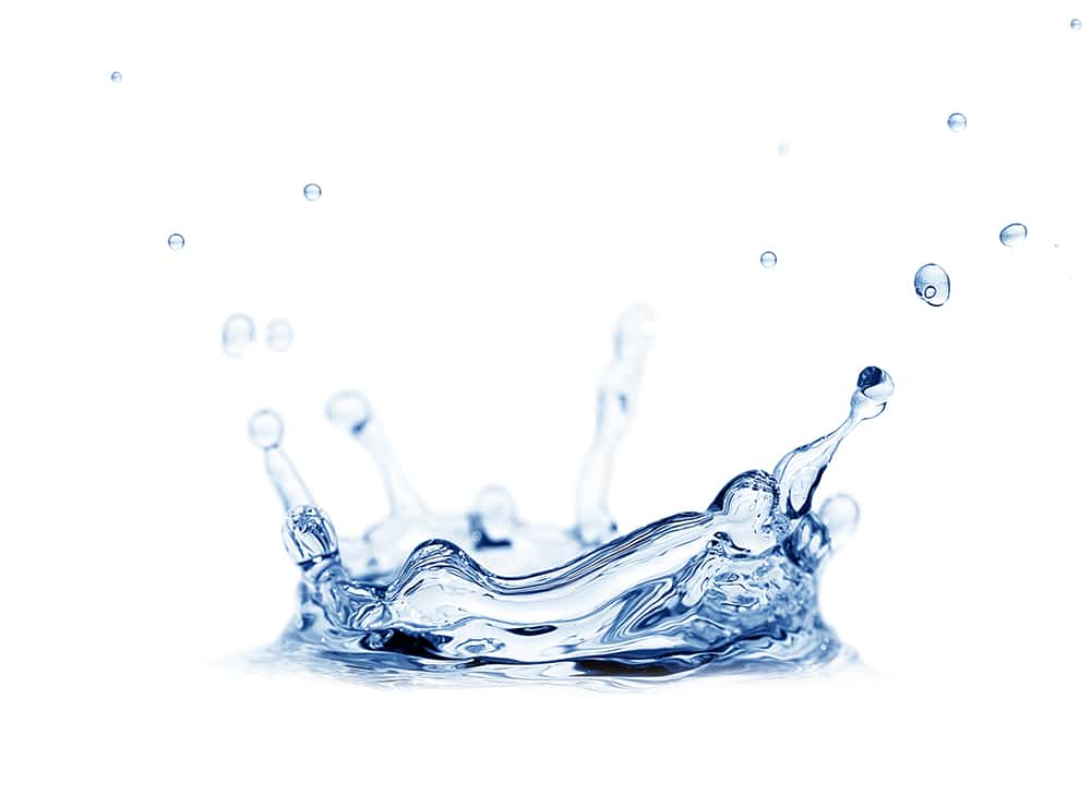 A splash of water